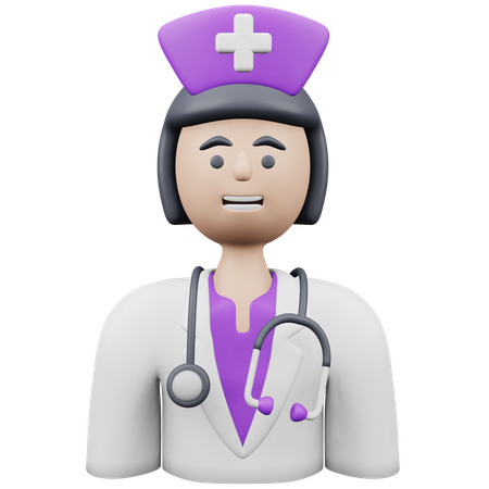 Infirmière  3D Icon