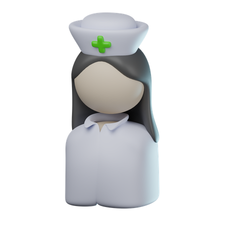 Infirmière  3D Icon