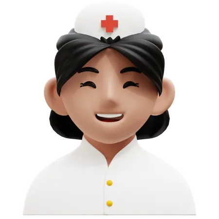 Infirmière  3D Icon