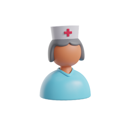 Infirmière  3D Icon