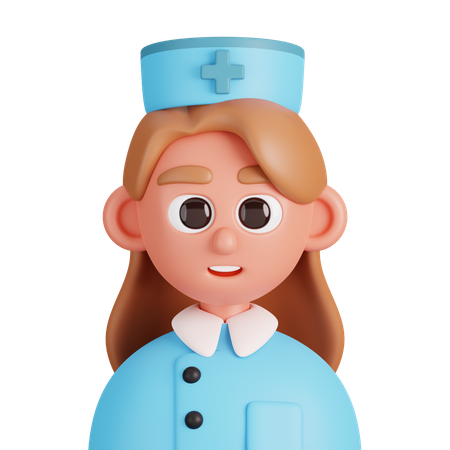 Infirmière  3D Icon