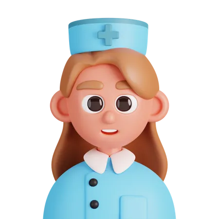 Infirmière  3D Icon