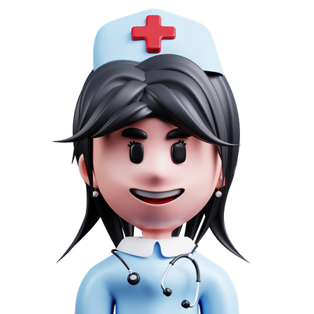 Infirmière  3D Icon