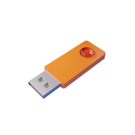 Infiziertes USB-Laufwerk  3D Icon