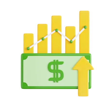 Inflação monetária  3D Icon