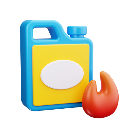 Inflamable  3D Icon