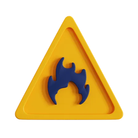 Inflammable  3D Icon