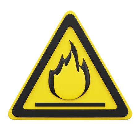 Inflammable  3D Icon