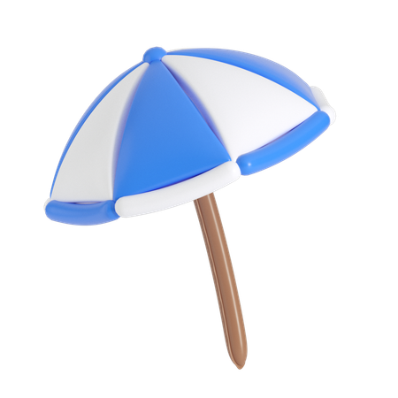 Inflatable Beach Parasol  3D Icon
