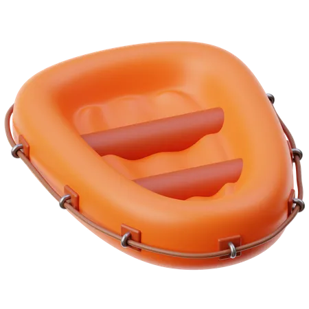 Inflatable Boat  3D Icon