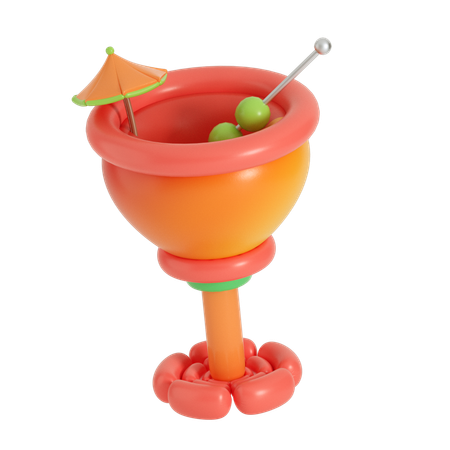 Inflatable Cocktail  3D Icon