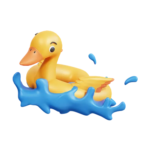 Inflatable Duck  3D Icon