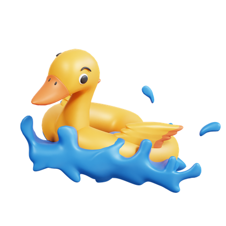 Inflatable Duck  3D Icon