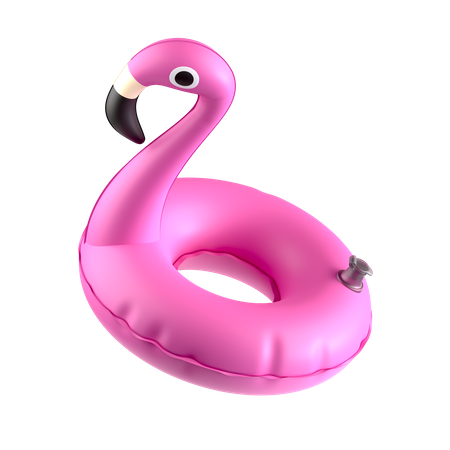 Inflatable flamingo  3D Icon