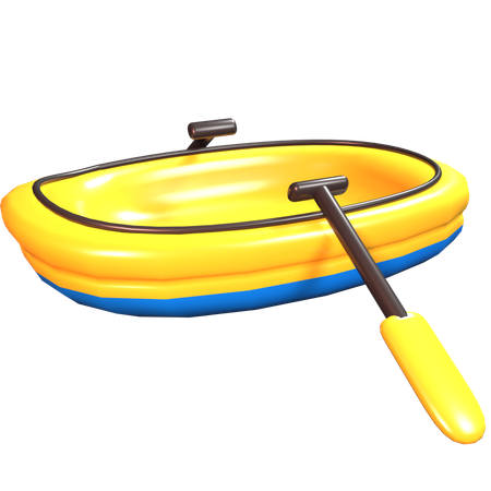 Inflatable Lifeboat  3D Icon