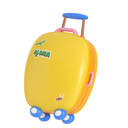 Inflatable Luggage  3D Icon