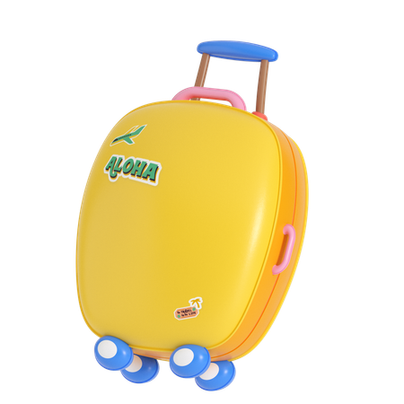 Inflatable Luggage  3D Icon