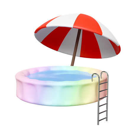 Inflatable Pool  3D Icon
