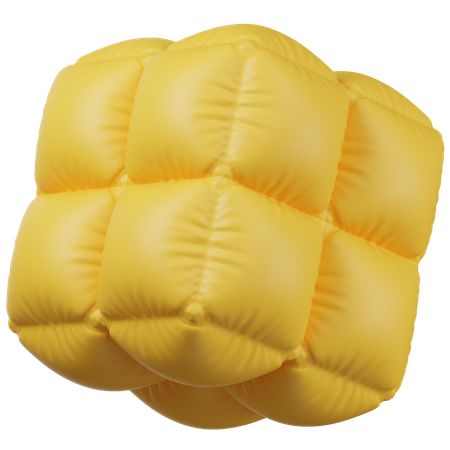 Inflate Cube  3D Icon