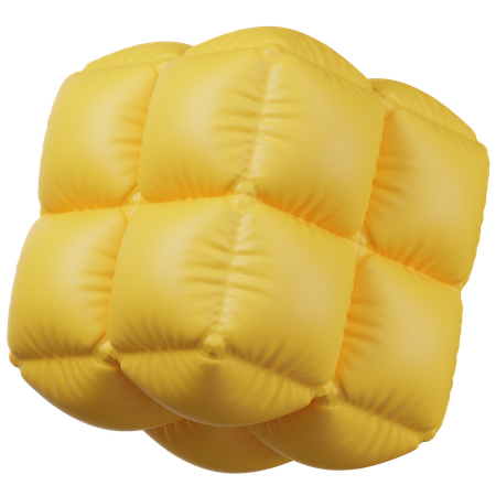 Inflate Cube  3D Icon