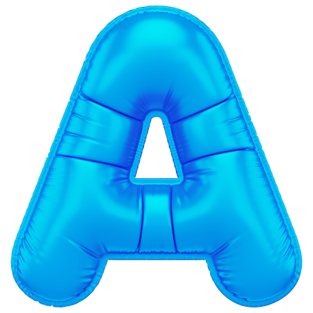 Inflated A  3D Icon