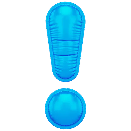 Inflated Exclamation  3D Icon