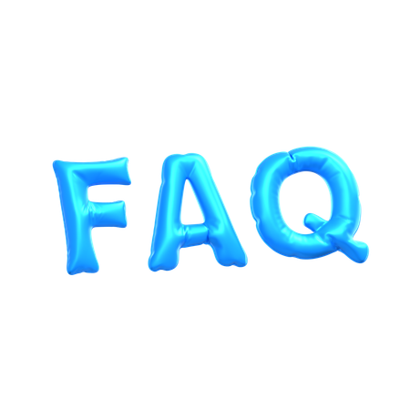 Inflated FAQ  3D Icon