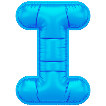 Inflated I  3D Icon