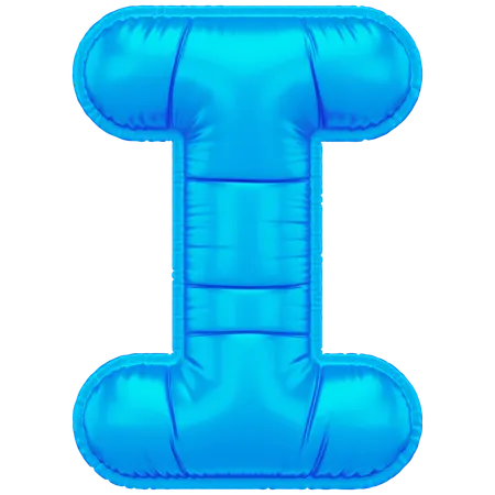 Inflated I  3D Icon