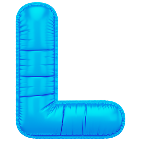Inflated L  3D Icon