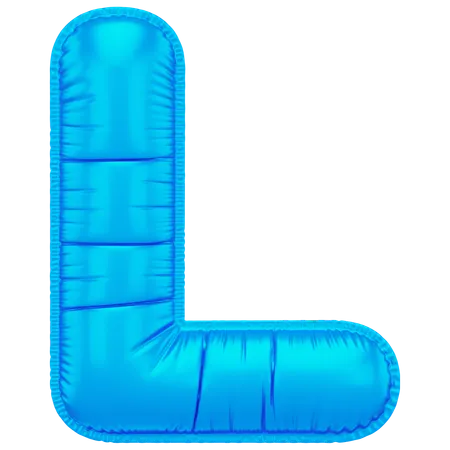 Inflated L  3D Icon