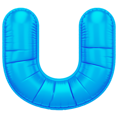 Inflated U  3D Icon