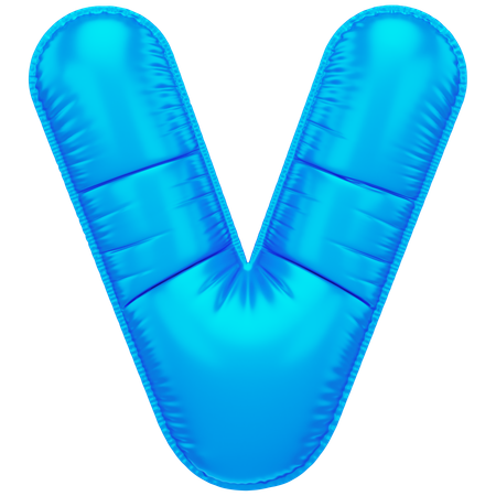 Inflated V  3D Icon