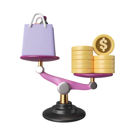This Is Inflation 3 D Render Illustration Icon High Resolution Png File Isolated On Transparent Background Available 3 D Model File Format BLEND OBJ FBX And GLTF 3D Icon