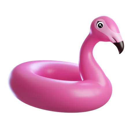 Flamingo inflável  3D Icon