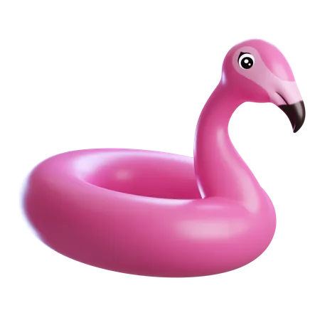 Flamingo inflável  3D Icon