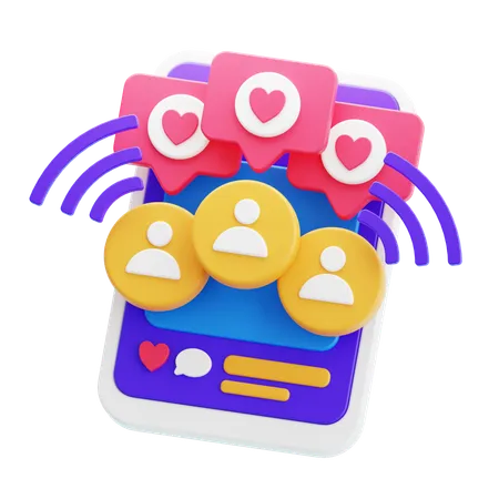 Influencer  3D Icon