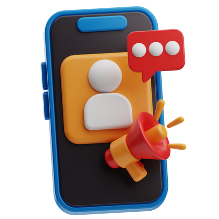 Influencer  3D Icon