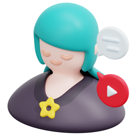 Influencer 3D Icon