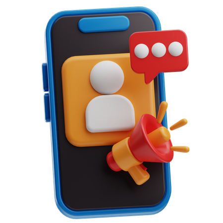 Influenceur  3D Icon