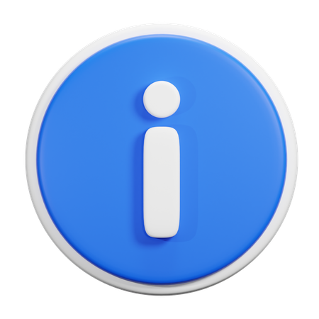 Info  3D Icon