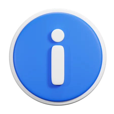 Info  3D Icon