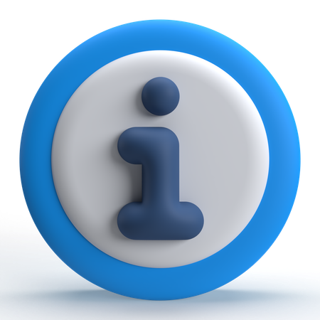 Info  3D Icon