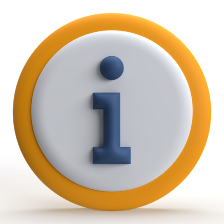 Die Info  3D Icon