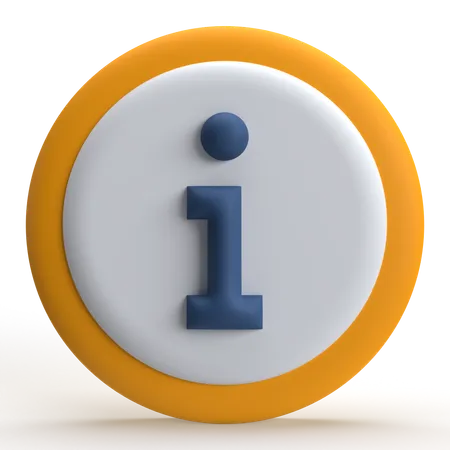 Die Info  3D Icon