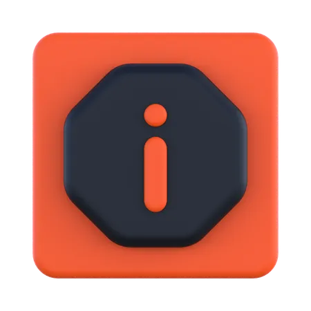 정보  3D Icon