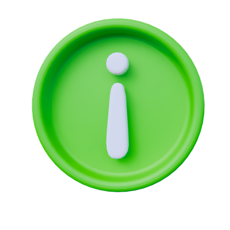 Informations  3D Icon