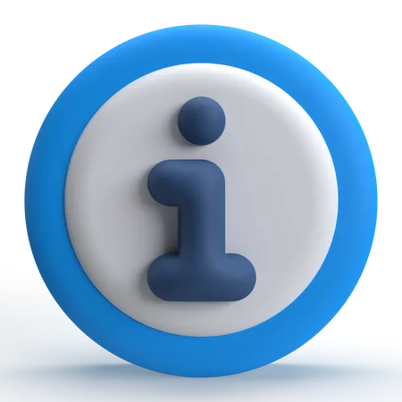 Info  3D Icon