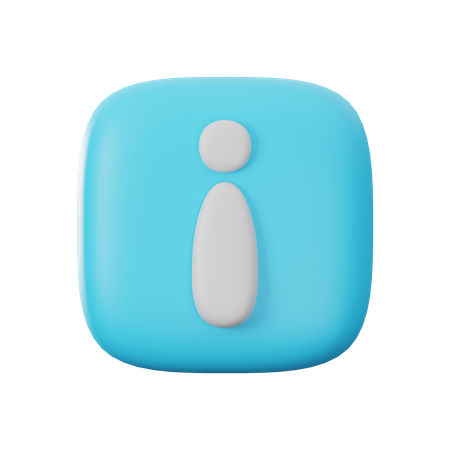 Info  3D Icon