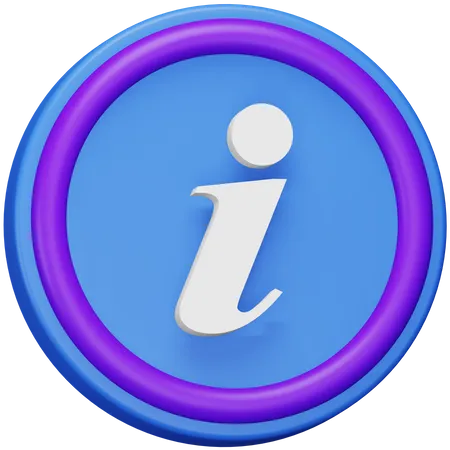 Info  3D Icon